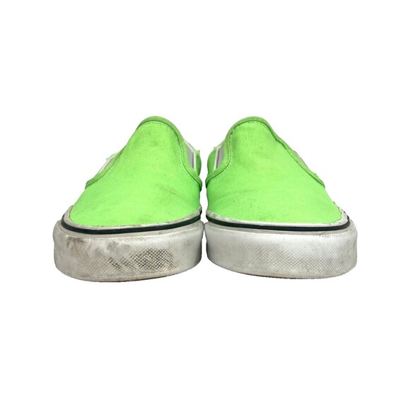 Vans OTW -Men's Sz 4.5/Women's Sz 6 -Neon Green- Gecko Pull-On Low Skate- 508731 - Picture 2 of 9